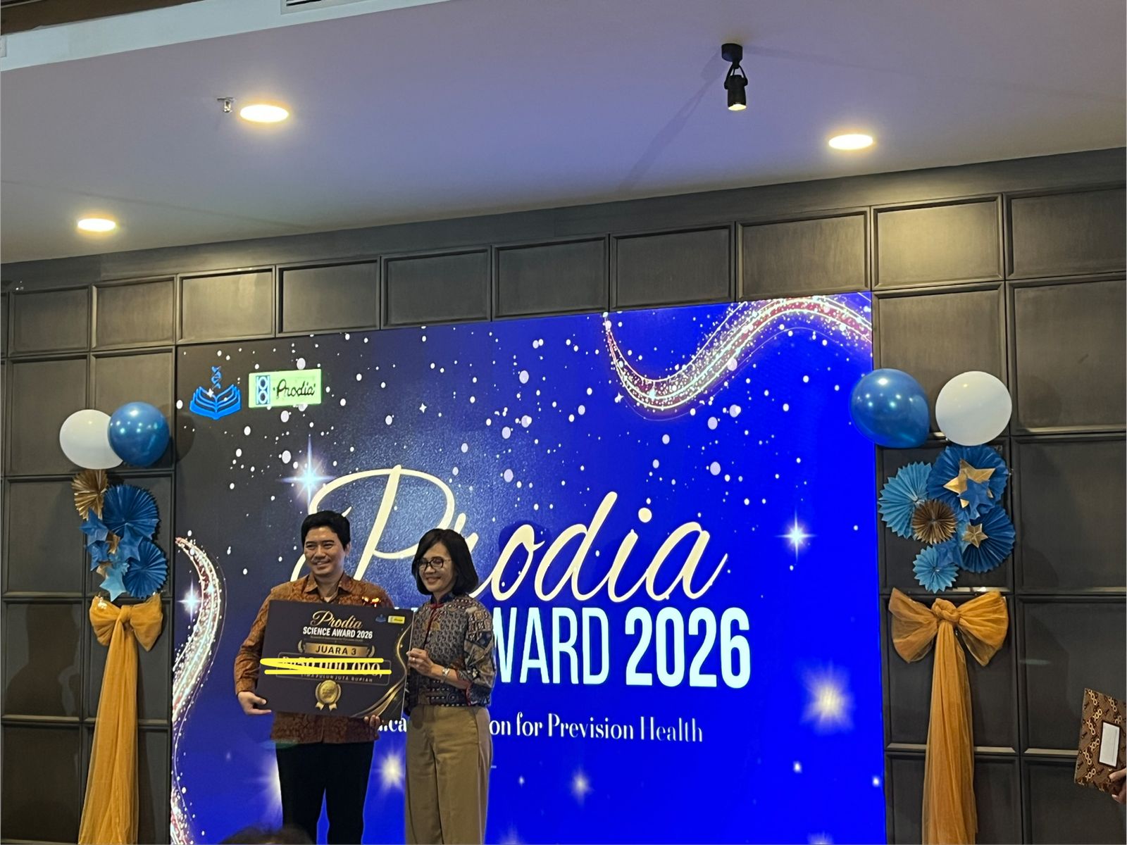 Advancing Indonesian Biomedical Research: Benediktus Yohan Arman Awarded at the 2026 Prodia Science Award
